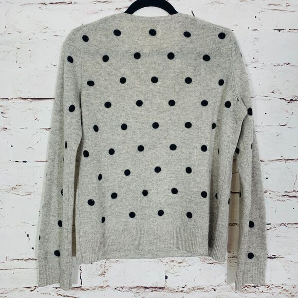 Cynthia Rowley 100% Cashmere Polka Dot Sweater Women’s Size Large Luxurious Knit - Picture 10 of 10